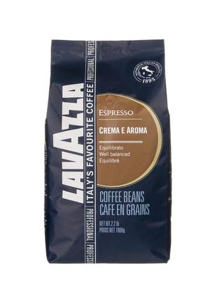 Кава в зернах lavazza espresso crema e aroma 1кг