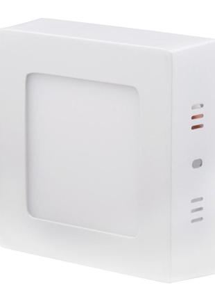 Світильник точковий накладної 6w квадрат led-ss-120-6 6400к
