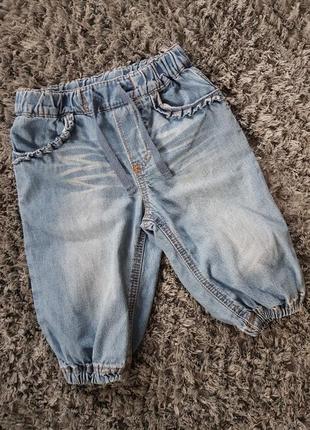 Стильні джинси для дівчинки,джинси для дівчинки,штани на резинці,штани на гумці1 фото