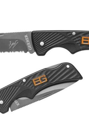 Туристичний складаний ніж gerber bear grylls compact scout knife 14,7 см2 фото