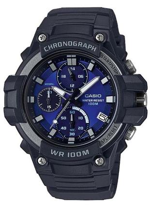 Часы casio mcw-110h-2a2vef royal blue с хронографом