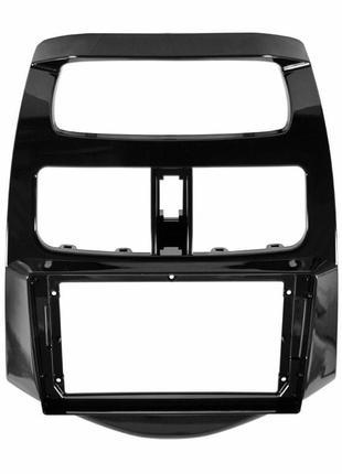 Переходная рамка 9" lesko black для автомобилей chevrolet spark, daewoo matiz 2010-2013 f-6549 (k-1869s)