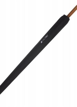 Автоматический зонт с чехлом malatec 24 спицы черный (польша)5 фото