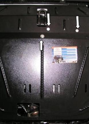 Защита двигателя kia cerato ii 2009-2012 kolchuga