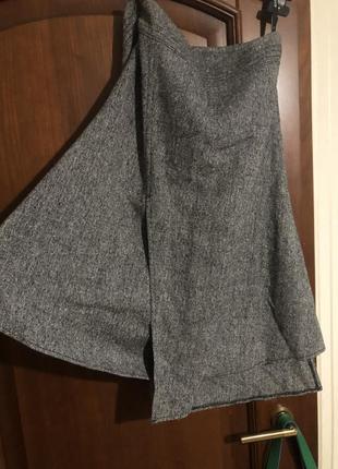 Модная юбка с высокой талией4 фото
