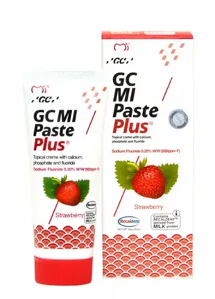 Mi paste plus, strawberry, крем для зубів 35 мл