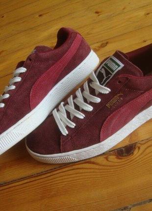 Кроссовки puma suede натур замша оригинал 39-40 разм4 фото