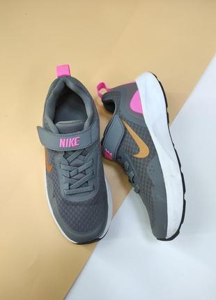 Дитячі кросівки літні підліток сірі nike сітка 31 розмір