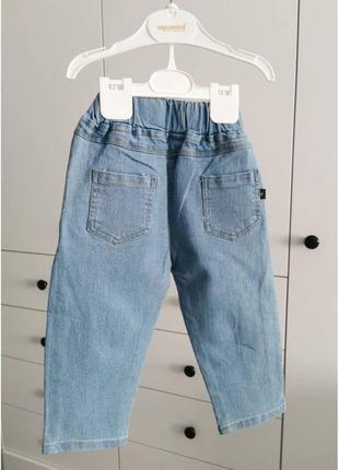 Облегченные джинсы для маленьких модниц 100/1103 фото