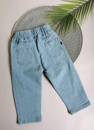 Облегченные джинсы для маленьких модниц 100/1106 фото