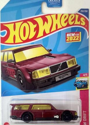 Машинка hot wheels - volvo 240 drift wagon - 2022 drift (#232) - hct20