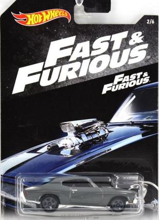 Машинка hot wheels - '70 chevelle ss - 2018 fast & furious (2/6) - fkf07