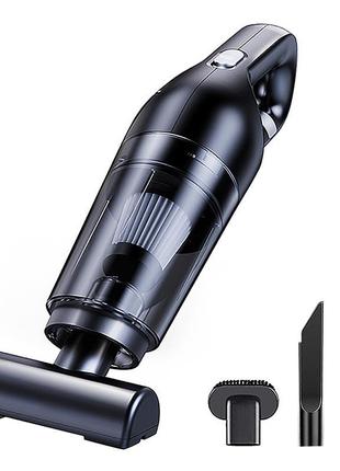 Автомобильный пылесос беспроводной авто пылесос ручной helloleiboo 2000 mah black для чистки салона dm-11
