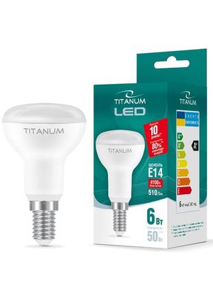 Led лампа titanum r50 6w e14 4100k