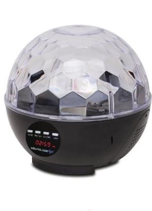 Диско-куля на акумуляторі charging crystal magic ball stage light rjl-6082 фото