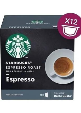 Кофе в капсуле starbucks espresso roast, 1 шт. dolce gusto