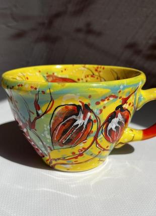 Чашка керамічна львівська кераміка 500 мл lk036-4