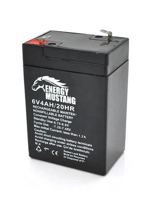 Аккумуляторная батарея energy mustang em-640 agm 6v 4ah