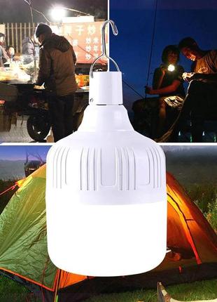 Светодиодная лампочка с аккумулятором, 30-40 вт.2 фото
