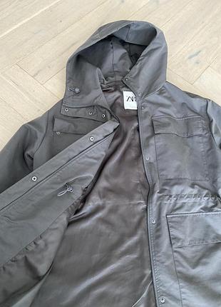 Трендова весняна парка тренч zara