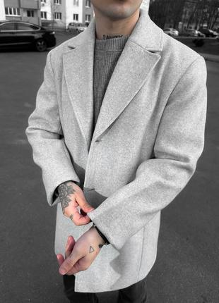 Пальто чоловіче кашемірове на весну пальто кашемірове класика9 фото