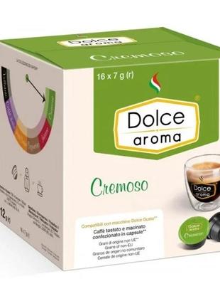 Капсулы dolce aroma cremoso, 16 капсул dolce gusto