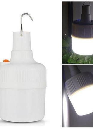 Акумуляторний підвісний ліхтар лампа світильник для кемпінгу bk-1820 usb1 фото