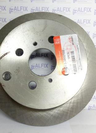 Диск гальмівний бід ф3, byd f3, geely fc, sl, ліфан, lifan 620 задній bydf3-3502102