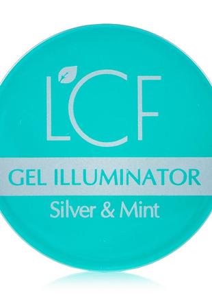 Хайлайтер-желе для обличчя lcf silver &amp; mint gel illuminator 2, 12 г,