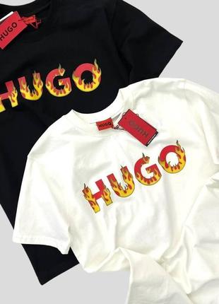 Мужская брендовая футболка hugo воss