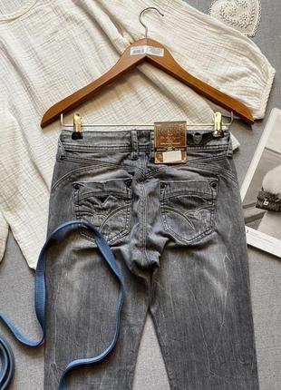 Серые, французские, джинсы, прямые, kaporal,6 фото