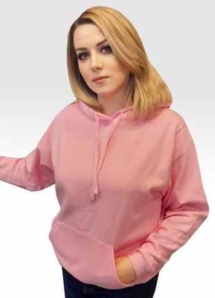 Худі унісекс рожеве