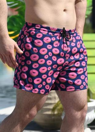 Мужские быстросохнущие пляжные шорты принтованые модные шорты для пляжа,мужские купальные плавки и шорты3 фото