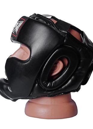 Боксерський шолом тренувальний powerplay 3043 чорний xl4 фото