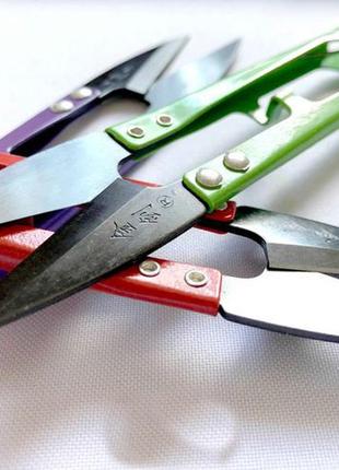 Ножницы швейные jna (110mm) для обрезки нитки, снипперы, черное лезвие, в ассортименте (6175)2 фото