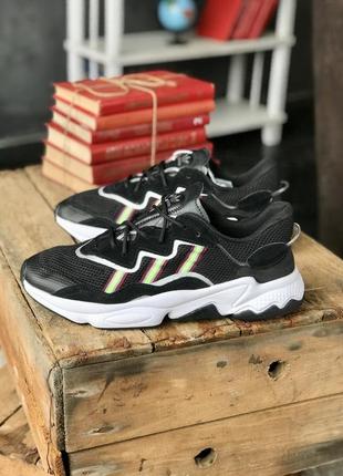 Мужские кроссовки adidas ozweego black green