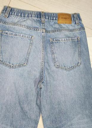 Фирменные джинсы zara mom fit.6 фото