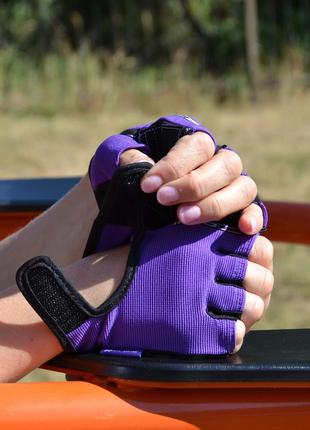 Рукавички для фітнесу power system ps-2250 pro grip жіночі purple s8 фото