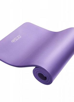 Коврик (мат) спортивный 4fizjo nbr 1 см для йоги и фитнеса 4fj0016 violet6 фото