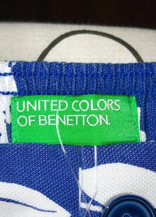 Нові штани вільного крою повної довжини з квітковим принтом від united colors of benetton.8 фото