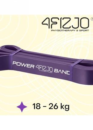 Эспандер-петля (резинка для фитнеса и спорта) 4fizjo power band 32 мм 17-26 кг 4fj10734 фото