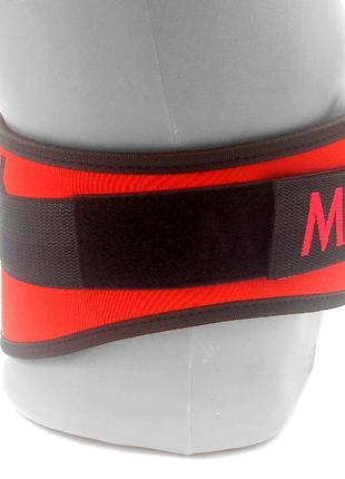 Пояс для важкої атлетики madmax mfb-421 simply the best неопреновий red xl6 фото