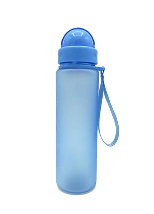 Пляшка для води casno 560 мл mx-5029 блакитна5 фото