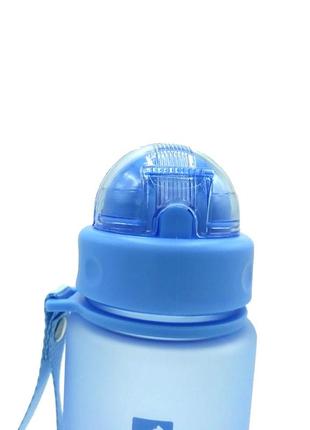 Пляшка для води casno 560 мл mx-5029 блакитна6 фото