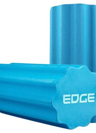 Масажний ролик edge профільований yoga roller eva ro3-45 синій (45*15см.)