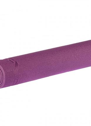 Килимок спортивний sportvida pvc 6 мм для йоги та фітнесу sv-hk0052 violet3 фото
