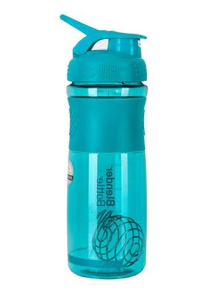 Шейкер спортивний (пляшка) blenderbottle sportmixer 28oz/820ml teal (original)10 фото