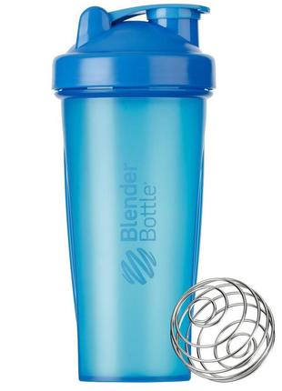 Шейкер спортивний blenderbottle classic 28oz/820ml cyan (original)2 фото