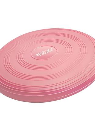 Балансировочная подушка-диск 4fizjo med+ 33 см (сенсомоторная) массажная 4fj0316 pink5 фото