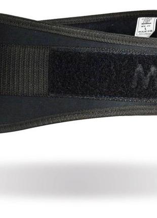 Пояс для важкої атлетики madmax mfb-313 body conform неопреновий black l10 фото